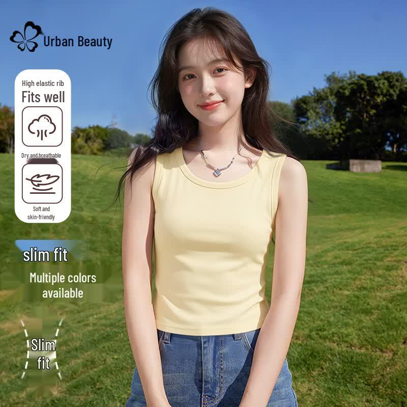 

Women s Ribbed Slim Fit Camisole Tank Top XL