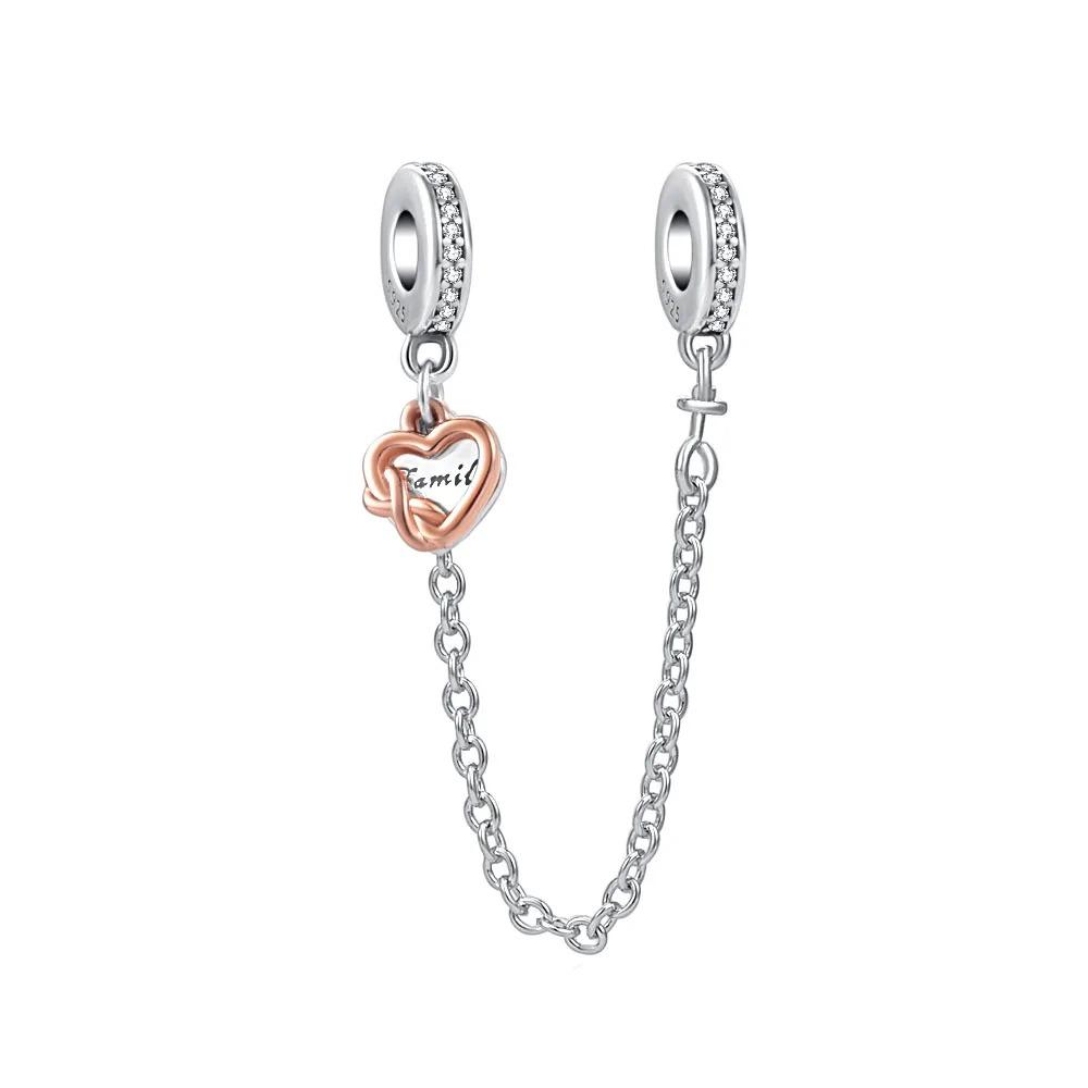 New 925 Silver Family Tree House Charm Pendant with Stars Moon for DIY Bracelet Jewelry Accessories