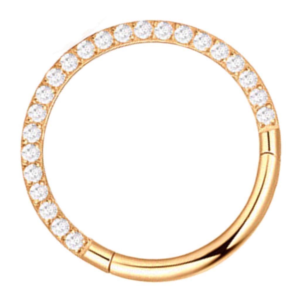 Nose Hoop 3 Piercing Nose Hoop Zirconia Decoration Skin Friendly Exquisite Jewelry