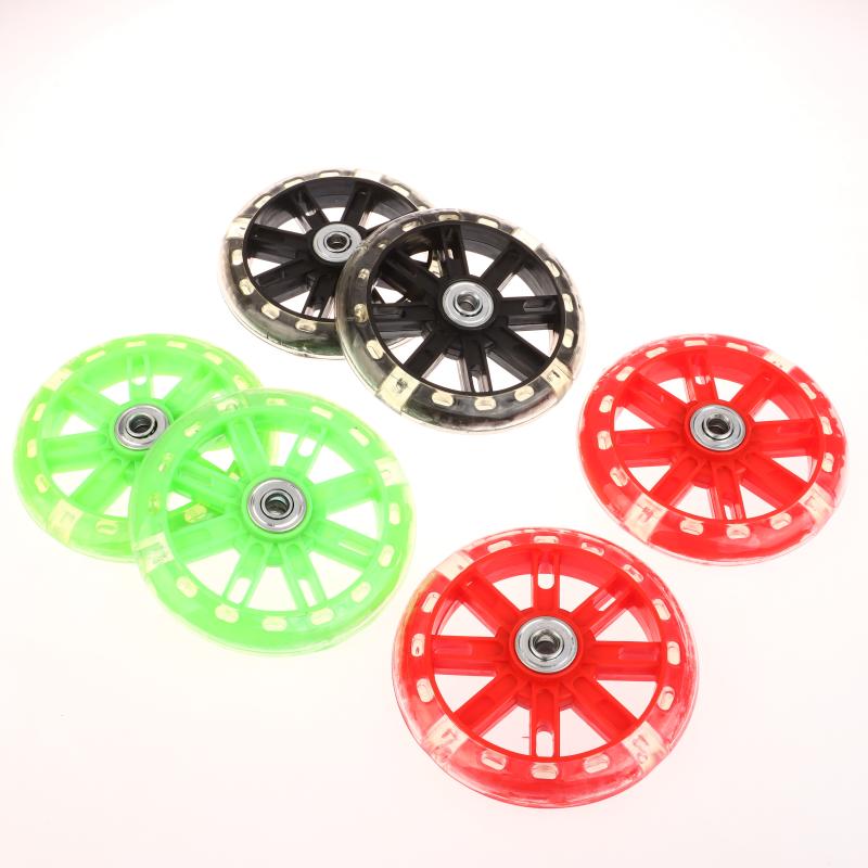 Rotelle di Allenamento per Bicicletta Bambini Ruota Lampeggiante Silenziosa per Bicicletta Kit di Montaggio Stabilizzatore per Bicicletta per Biciclette per Bambini da 12/14/16/18/20 Pollici