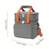Double Layer Large Capacity Portable Insulation Bag Oxford Cloth Bento Bag Insulation Bag Outdoor Picnic Bag