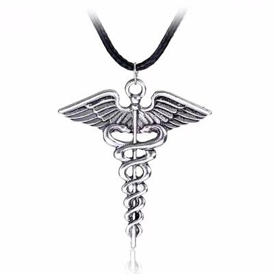Silver Wing Pendant Necklace For Men And Women, European And American Personalized Creative Versatile Accessory Gift