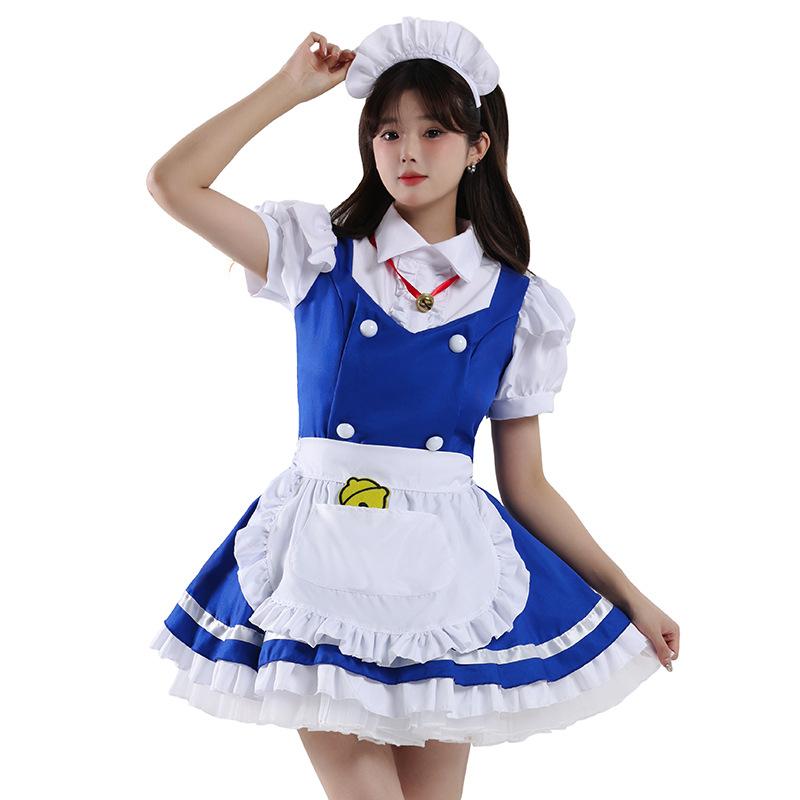 Anime Maid Dress Cute Sweet Princess Soft Girl Dress Dress Set Women's Dress