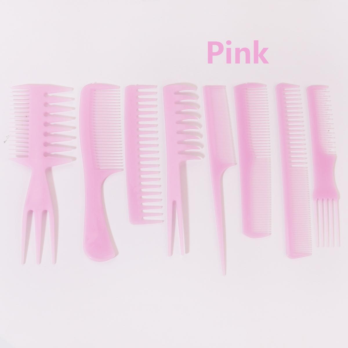 

Набор из 8 расчесок для укладки волос, антистатическая расческа для хвостика, расческа для макияжа, аксессуары для машинки для стрижки волос, расческа для волос, Специальная для париков из натуральных волос