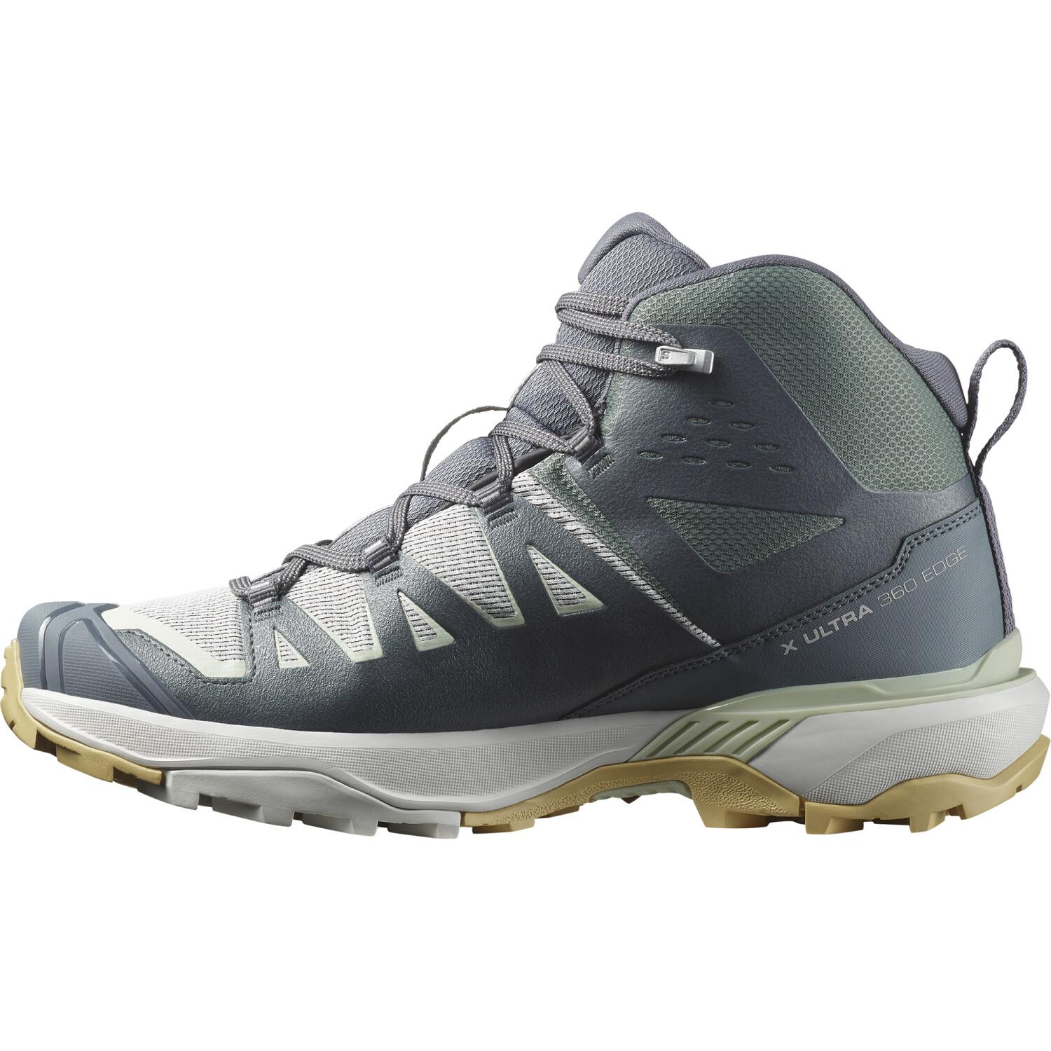

Обувь для треккинга Salomon x Ultra 360 Edge Mid GTX gray violet/turbulence/sea foam 44