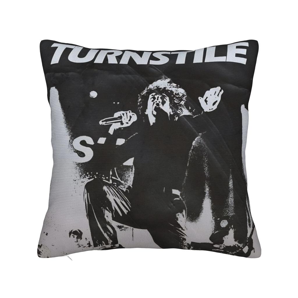 Decorative Pillow Covers Turnstile Rock Band Tour Merchandise Living Room  Throw Pillow Case Cover Square Multiple Sizes