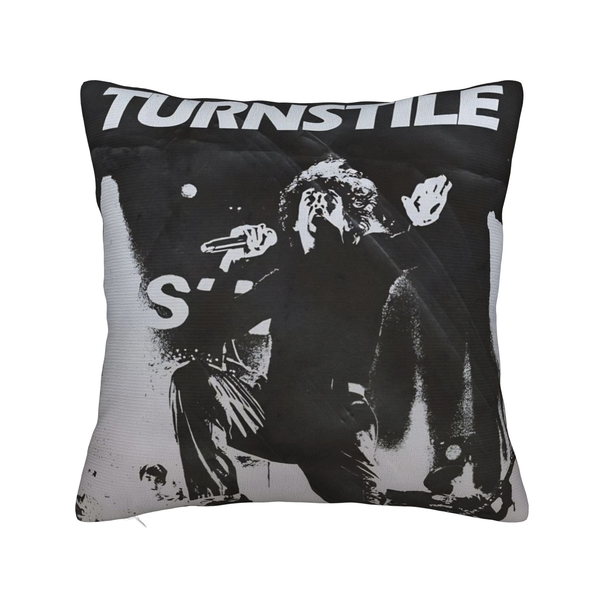 

Turnstile Rock Band Tour Pillow Covers Merch Printed Cushion Cover Decorative Throw Pillow Case Cover Home Multi-Size 12x12Inch