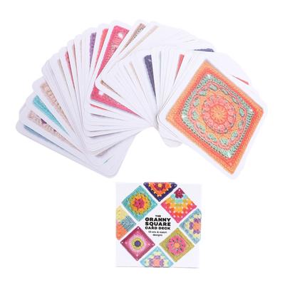 50pcs Crochet Card Deck Crochet Hook Book Crochet Patterns Card Deck for Beginners