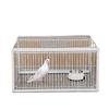 1 ud. 30/40/50 cm Puerta Trampa para Palomar - Puerta de Entrada Duradera para Jaula de Palomas Mensajeras con Marco, Accesorio para Captura de Palomas