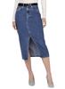 Siri Skirt Midi Length Denim Blue