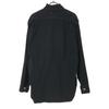 POST OVERALLS Made In USA Long Sleeve Cotton Shirt S Black Half Button Men's Used