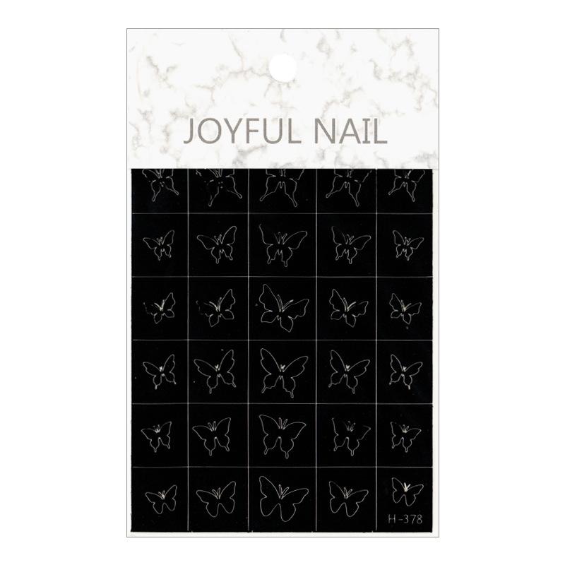 Dual-Use Ballet Ribbon & Bow Ombre Nail Stickers Template