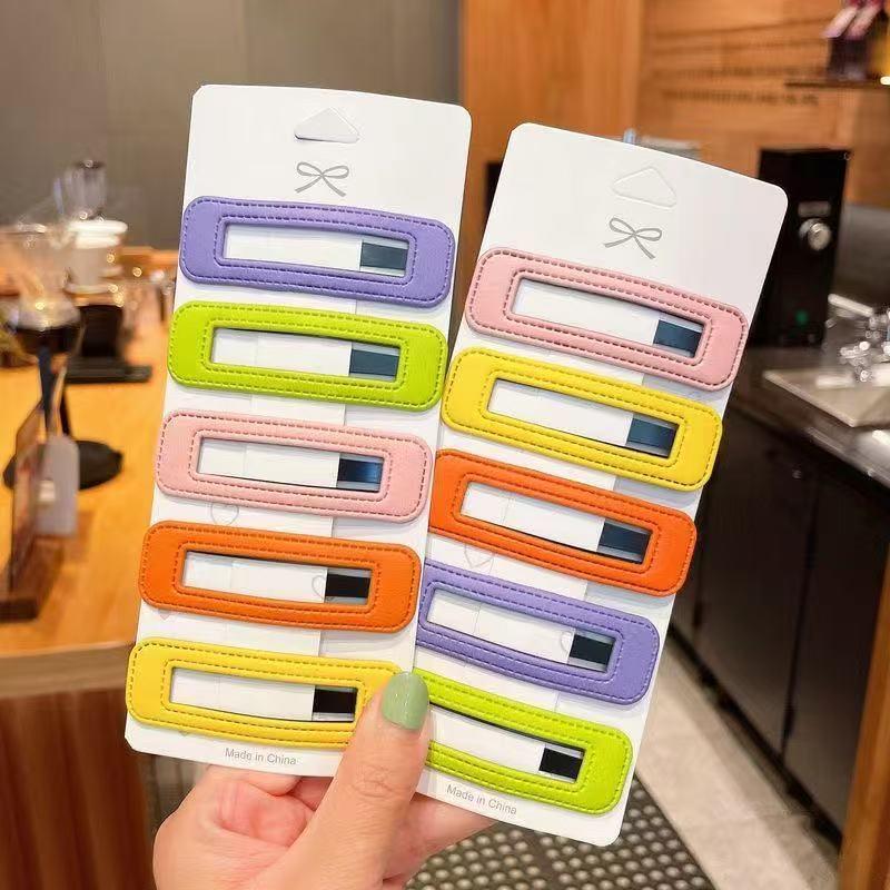 Trendy Candy Color Hairpin for Girls – Side Clip for Bangs & Baby Hair, BB Clip, Barrette Headwear