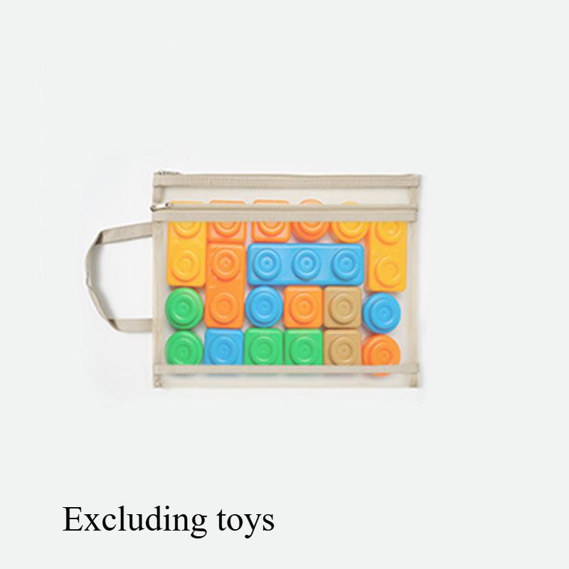 3PCS Handheld Mesh Storage Bag for Daily Necessities Portable Storage Bag for Children's Toys and Building Blocks Storage Bag
