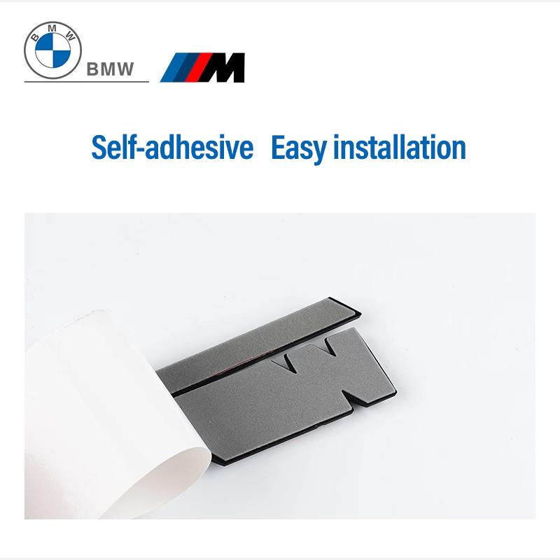 Car Valve Core BMW 3D Electroplating Emblem Stickers Trunk Decorative Stickers For BMW M X5 E91 E70 F11 E30 F31 X3 F25 E61 E83 JK4