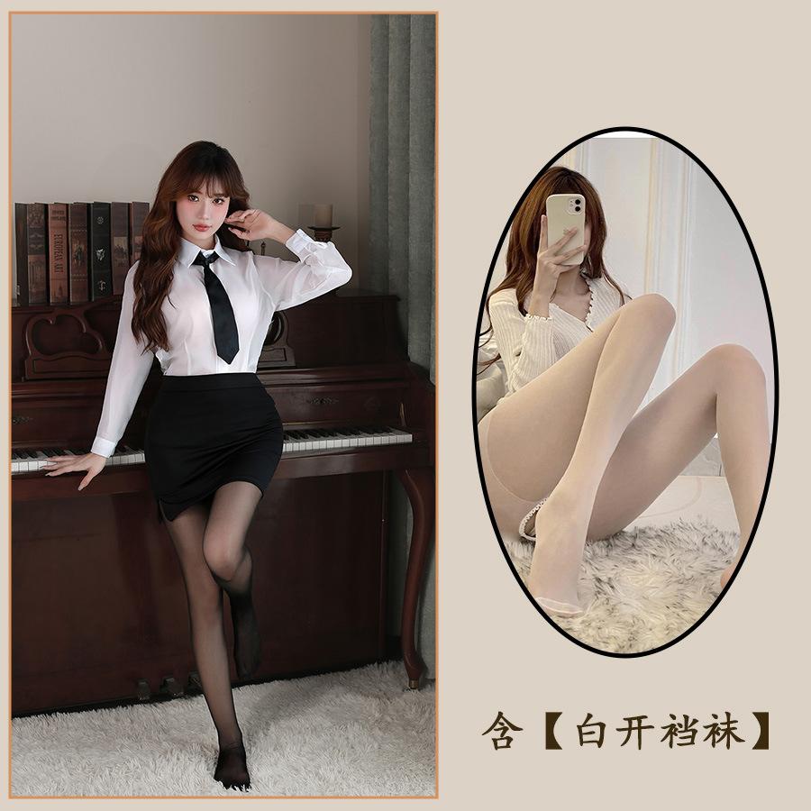 Sexy Underwear Sexy Hip Wrap Female Secretary Skirt Seduction Teacher Nightclub Workplace Uniform Hot Seduction Suit