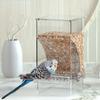 For Smail Bird Parakeets with Perch Food Container Bird Feeders Bird Cage Accessories Feeder Bowls