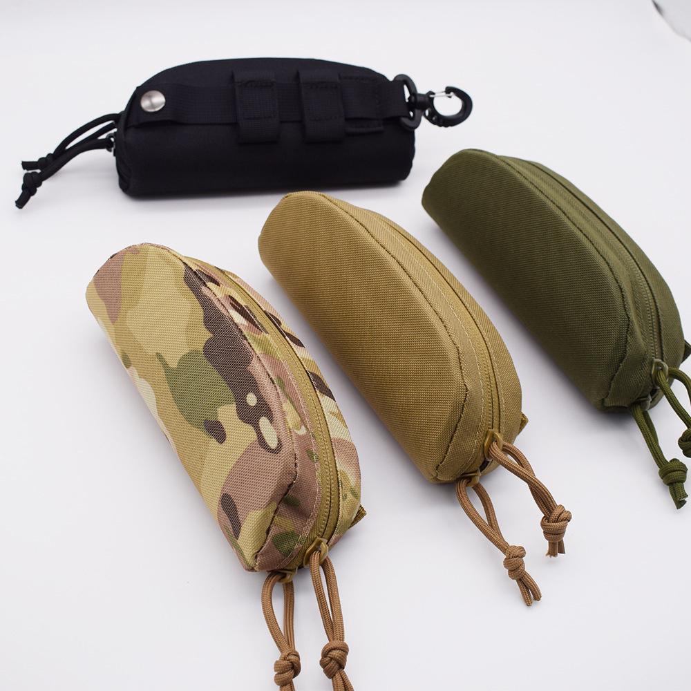 Tactical Fashion Glasses Case for Outdoor Sunglasses Pouch Eyeglasses Case Bag EDC Waist Pack Utility Army Hunting Accessories
