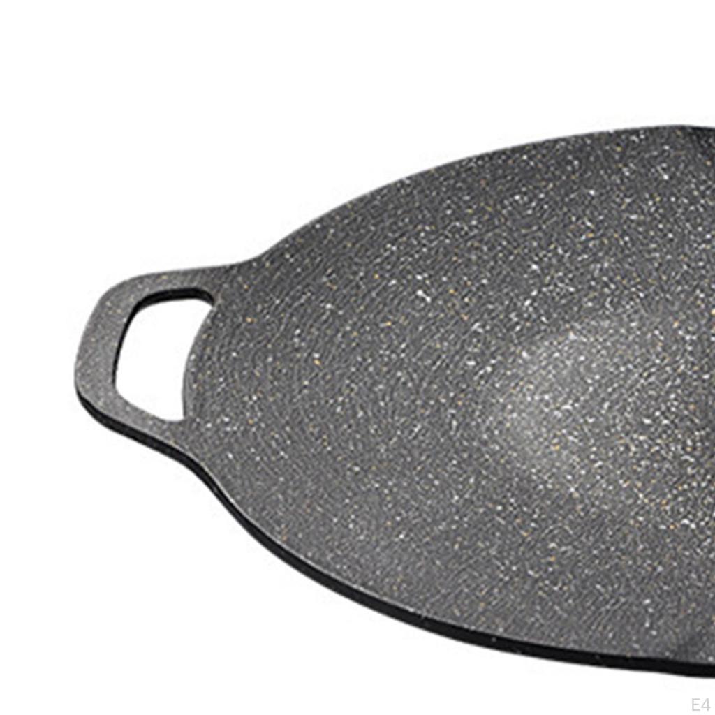 Korean , Frying Pan, Steak, Meat, Grill Plate, Plate for Picnics, Roasting, Roasting