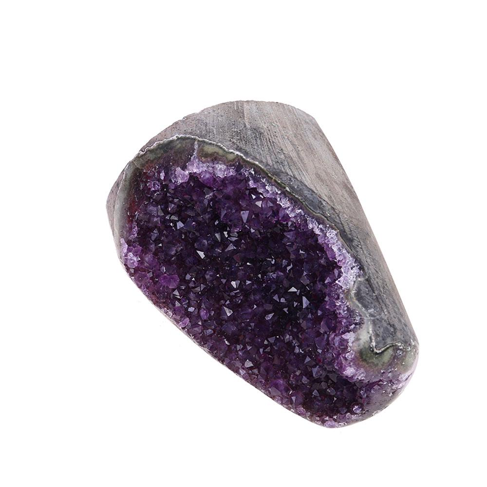 Dark Purple Amethyst Geode Natural Amethyst Crystal Geode Cluster Healing