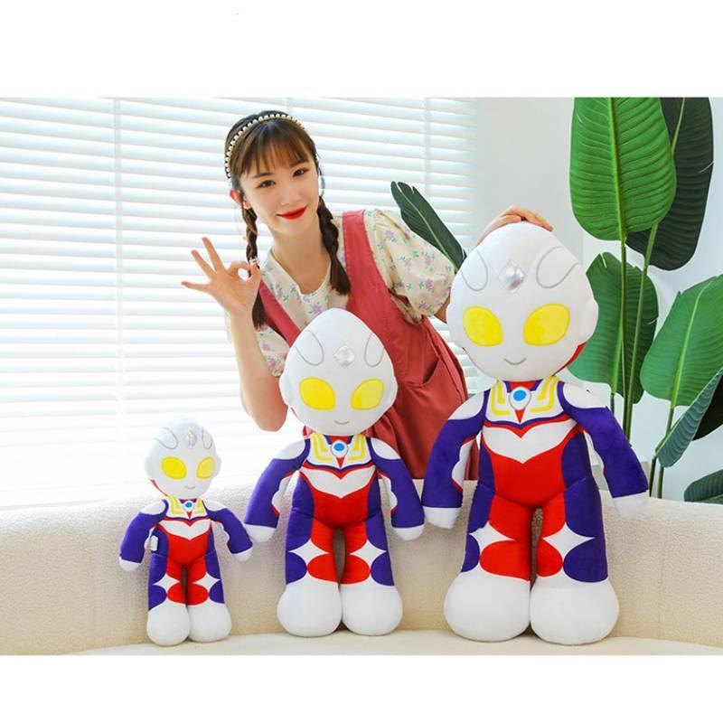 Adorable Ultraman Plush Toy Printed Doll Soft Short Plush Decoration For Kids