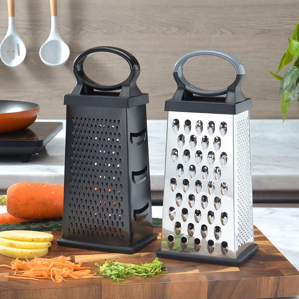 Stainless Steel 4 Sides Vegetable Grater Manual Vegetable Slicer Convenient Cheese Grater  Ginger