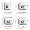 Cool Earphones Case For Airpods 1 4 Pro Pro2 3 2 Pro3 Clear Earphone Cases Cover