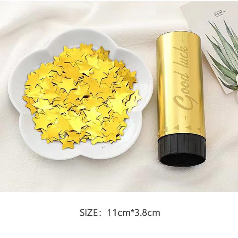 Silver Confetti Cannon for Birthday, Wedding, Party Decor & Photo Props