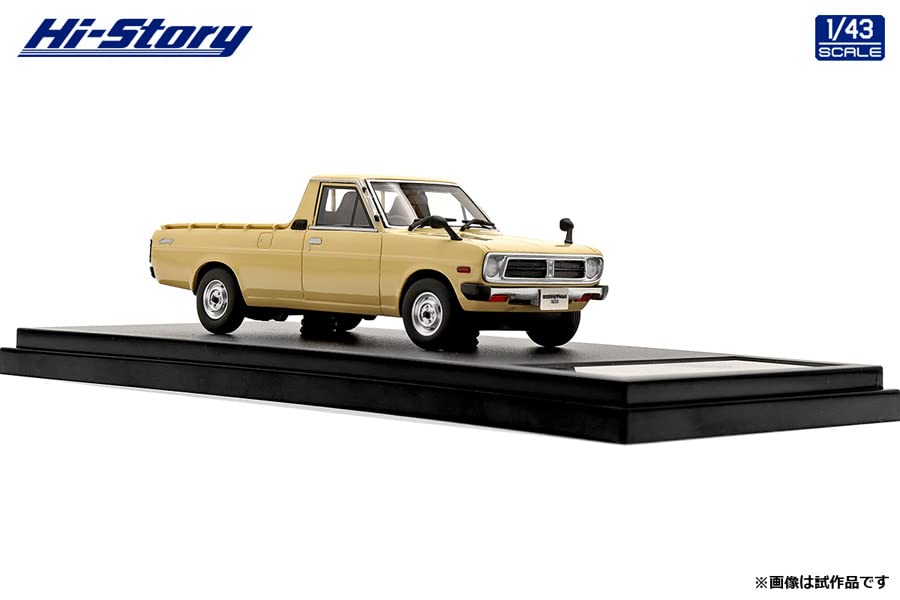 Hi Story 1/43 Scale Datsun Sunny Truck Long Body Deluxe (1979) Beige Finished Model