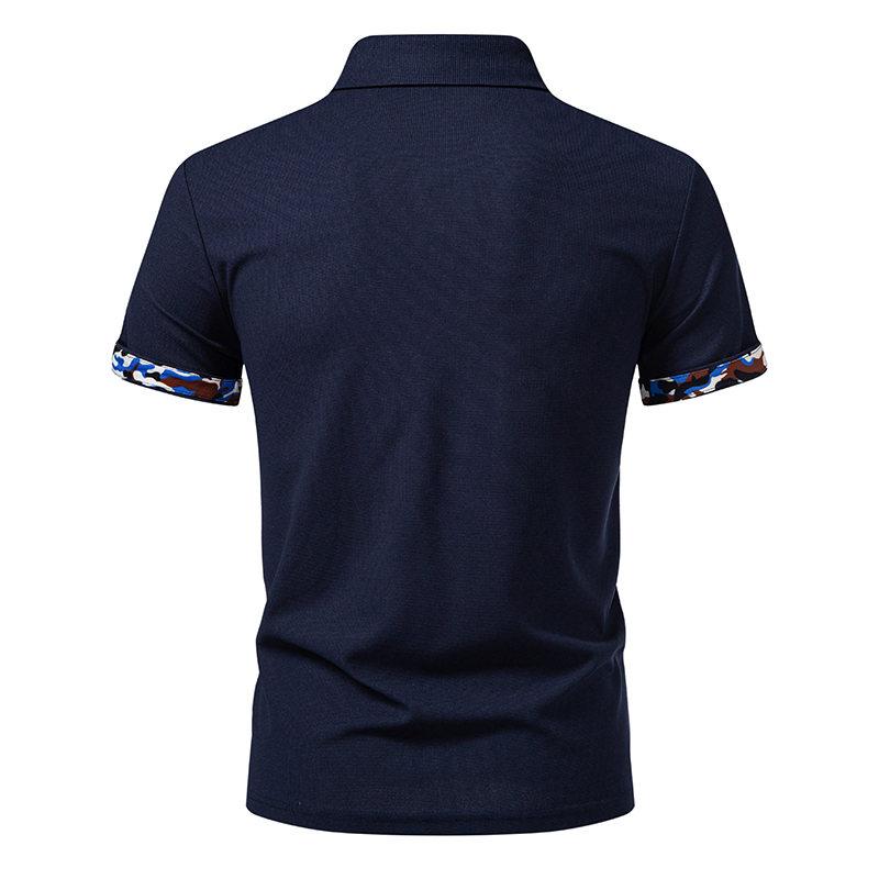 Mens Summer Tops Camisa Polo Hombre 2026 Vintage Short Sleeve Patchwork Color Polos Tee Shirt Homme De Luxe Camisetas Golf Tops