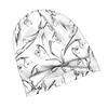 Elegant Minimalist Brushstroke Snowdrop Flower Classic Knit Hat for Adults Available In Versatile Tones Ideal for Subtle Styling During Cool Days Or R