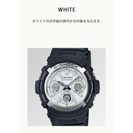Casio Wristwatch G-Shock Domestic Genuine Product Radio Solar AWG-M100S-7AJF Black