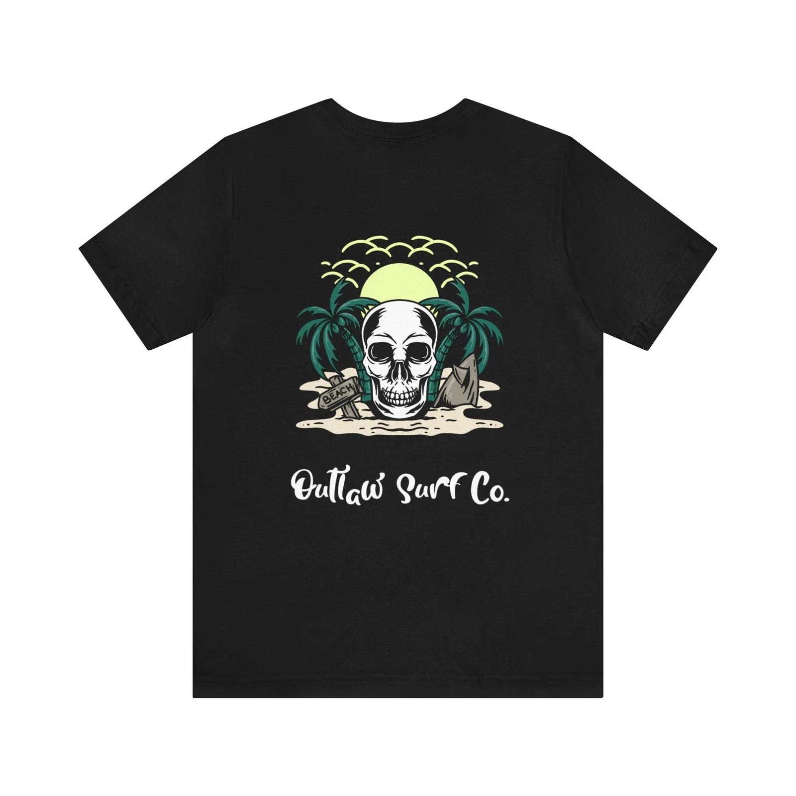Outlaw Surf Skull Set T-Shirt M