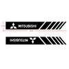 Car PVC Stripe Racing Strips Rear View Mirror Stickers Badge  For Mitsubishi Lancer Ralliart 10 3 9 EX Outlander 3 ASX L200 ASX