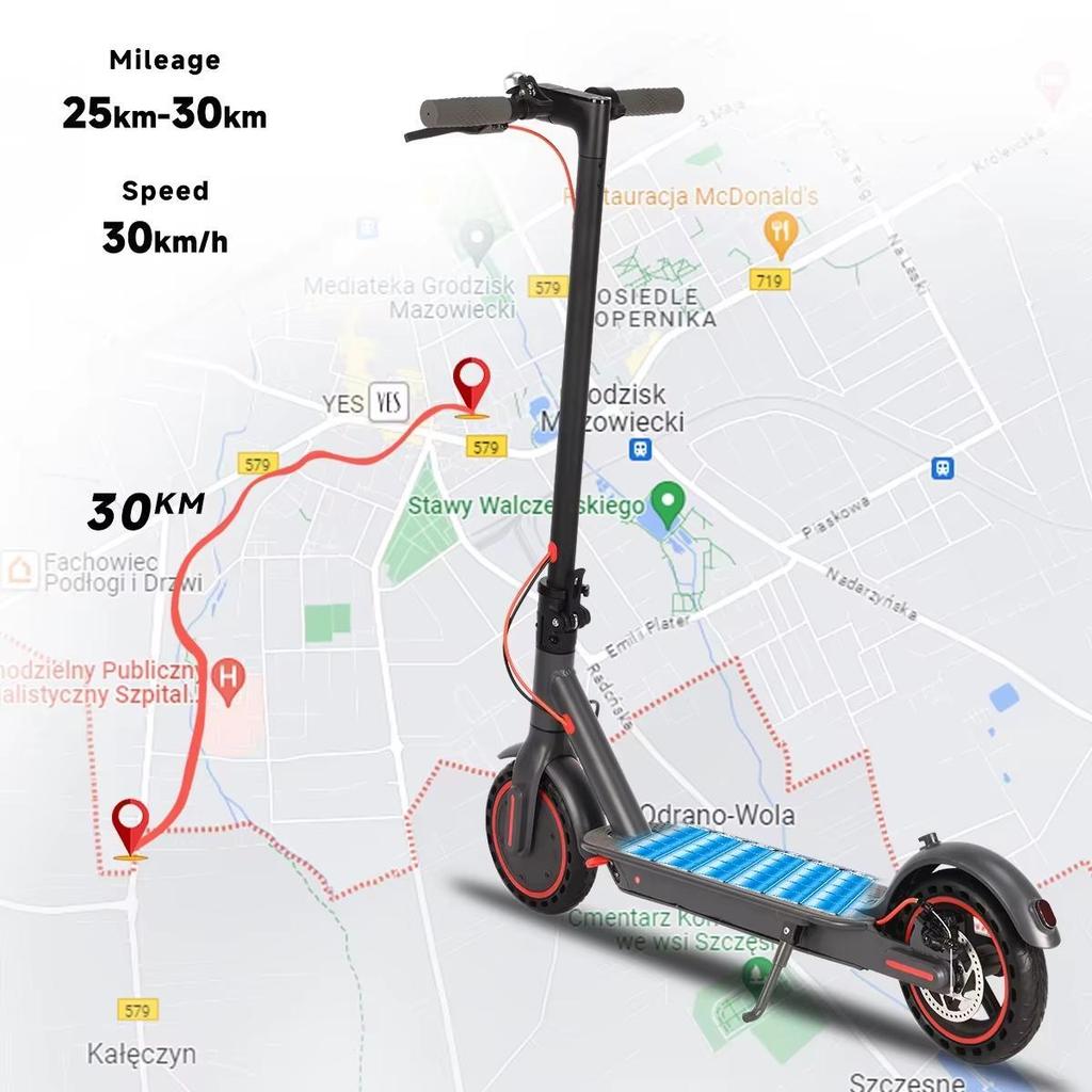 N7PRO 350W Elektroroller für Erwachsene 36V 10.4Ah Escooter Tretroller Unterstützt APP Leichtgewicht Langstrecke 30km Roller tägliches Pendeln EU-Lager