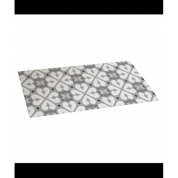 Tapis - VINYL - BCN - 50x110cm - Gris - Rectangulaire - Intérieur