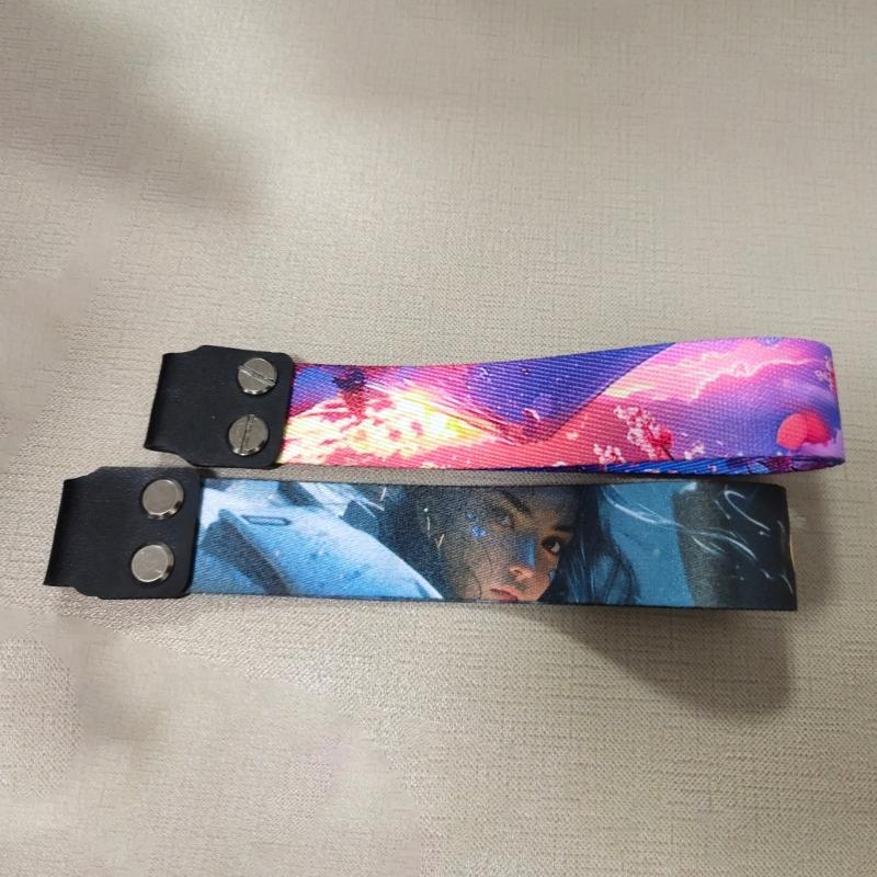 Haltbarkeit Thermotransferband Lanyard Wooting Tastaturen Riemen Mit Beliebten Anime-Charakteren Für Tastaturen