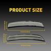4X LED Side Marker Light Clear Lens White Front+Rear For 2015- Dodge Charger