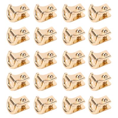 20 Stück D-Ring Niete 15x8,5mm Zinklegierung Eisen D-Ring Niet für Handtasche Rucksack Haustierhalsband
