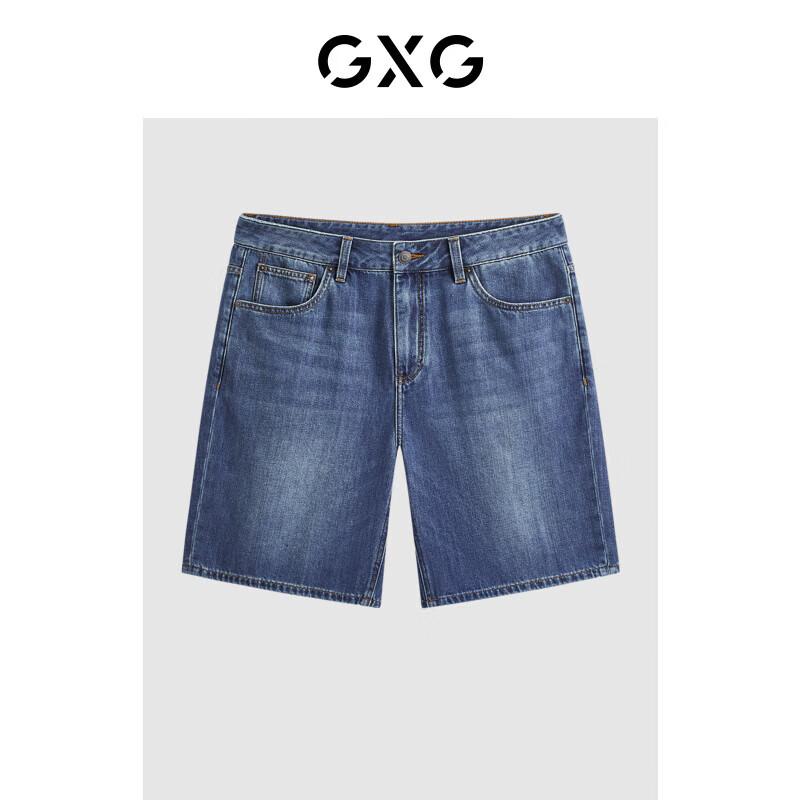 GXG Men s Washed Straight-Leg Denim Shorts L