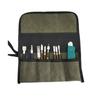 Tool Bag Roll Up,Canvas Tool Organizer for Men Women, Portable Tool Storage Box with 4 Pocket Small Carriers Bag