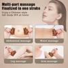 Trähandhållen Massageborste Trä Meridian Gua Sha Slimmande Borste Massager Mage Hela Kroppen Massagekam Akupressurborste