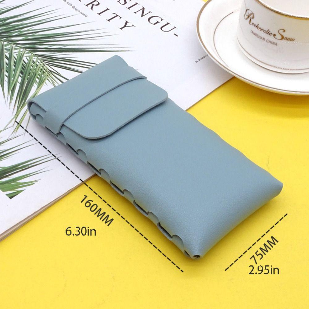 Waterproof Glasses Case Lightweight Eyeglasses Holder Leather Sunglasses Box Bag  Female/Male