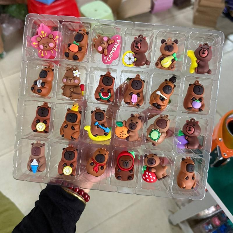 24 Day Capybara Christmas Advent Calendar Plaything Miniature Doll Countdown Calendar Christmas Decorations Latest Year'S Eve Decorations