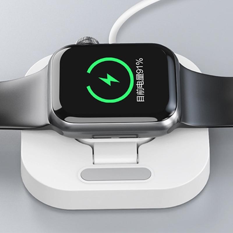 Power Adapter Charger Dock Bracket Base Rack Suitable for Watch Smartwatch Magnetic Charging Station Platform Travel Use