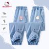 My Melody Clothes Hello Kitty Girls' Pants Summer Thin Children's Tencel Jeans Mosquito-Proof Pants Cute Little Girls