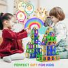 Desire Deluxe Magnetic Building Blocks, 98 Pieces, Construction Building Blocks Set, for Children 2-8 Years, Educational Toy for Girls and Boys,
