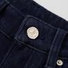 RAIN.CUN Women's Fleece-Lined High-Waist Straight Denim Jeans