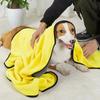 Water Absorbent Dog Drying Towel Quick Drying Cat Drying Towel  Daily Pet Cleaning