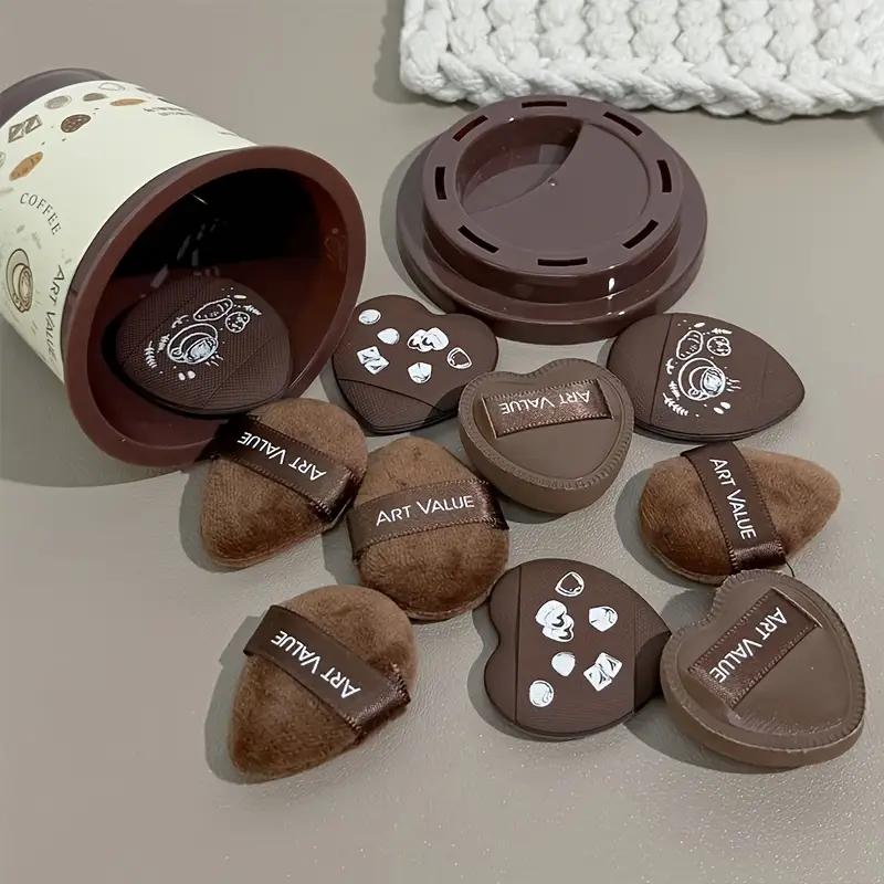 5 PCS Mini Velvet Makeup Puff – Multi-use Beauty Sponge for Setting Powder, Blush & Highlighter